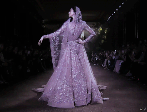 vidlamode:anna cleveland @ elie saab spring couture ‘16