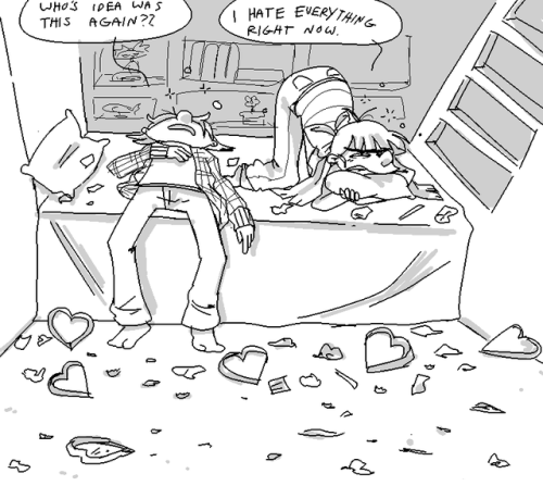 Headcanon: &ldquo;Pheobe and Gerald busy doing dumb couple things today?&rdquo;&ldquo;Ye