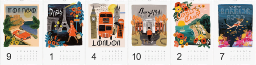limonaire:These calendars were created by OhMySims for TS4, with textures from Rifle Paper Co. I put