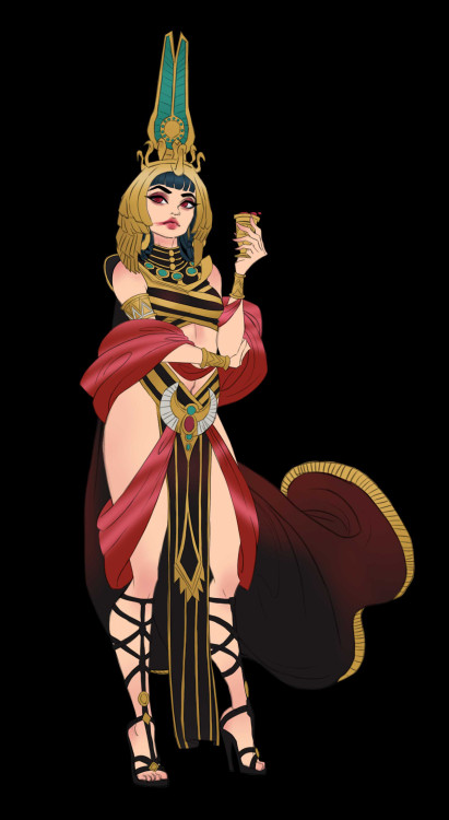 fantasy-scifi-art:  Cleopatra by tian DM 