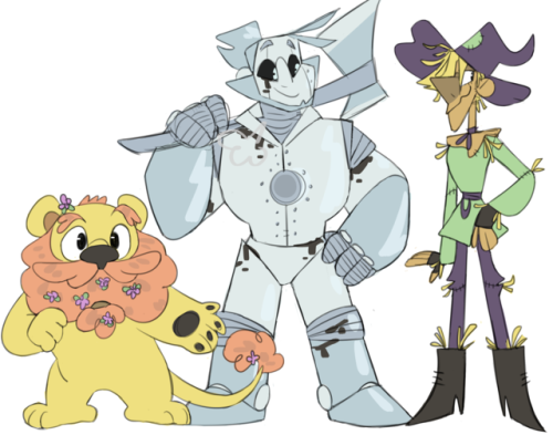 lord-bilingual: (click for better quality) here’s a goofy wizard of oz/adventure zone mashup??