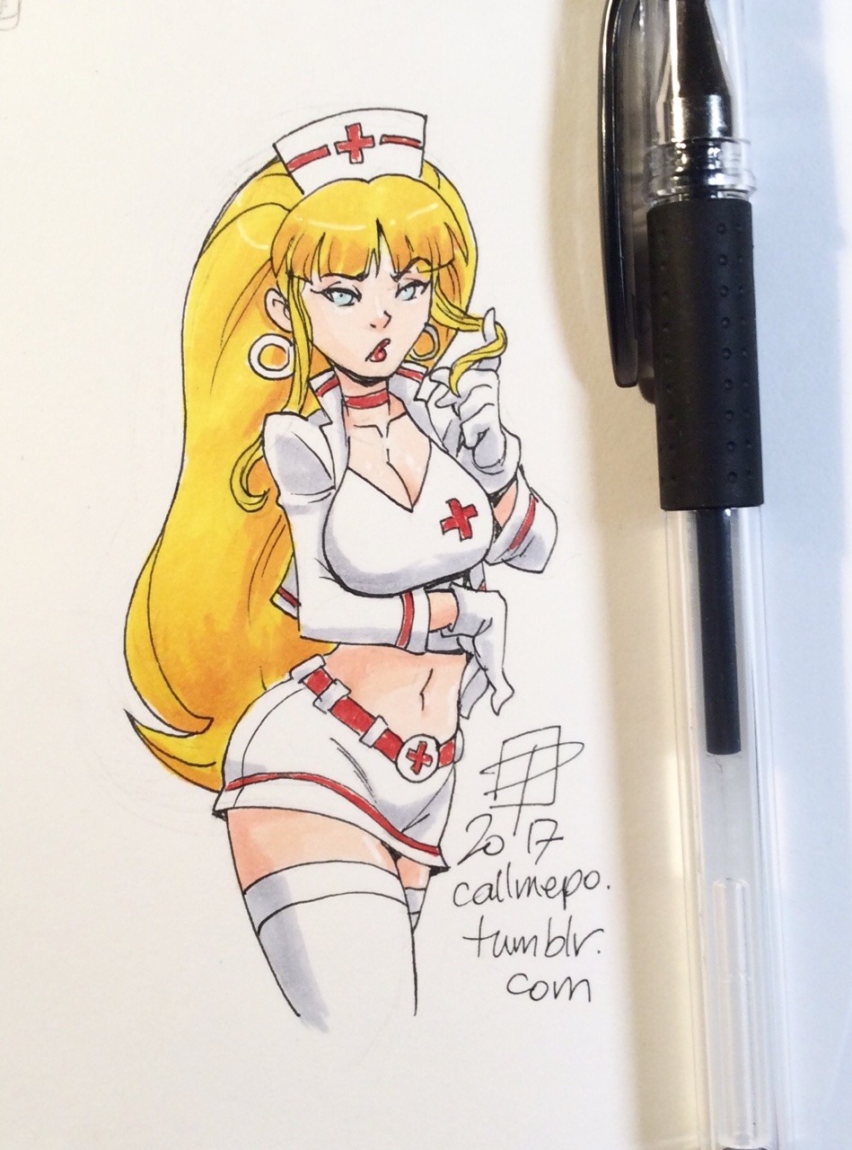 callmepo: Naughty nurse master post.  The full collection of naughty nurse tiny doodles