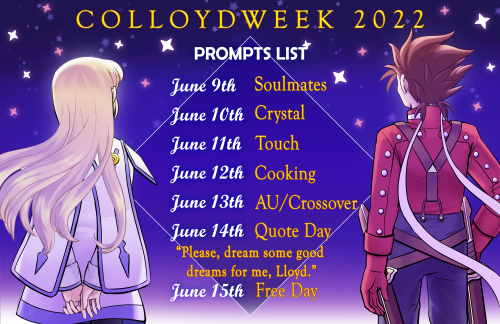 colloydweek: Thanks to everyone who has shown interest in joining this year’s Colloyd Week! Once aga