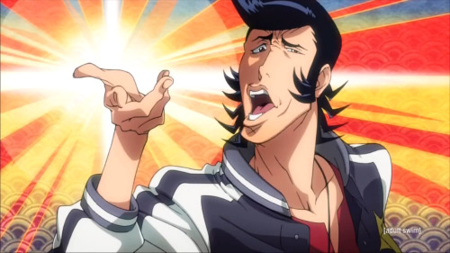pomp-adourable: Space Dandy is literally all three.