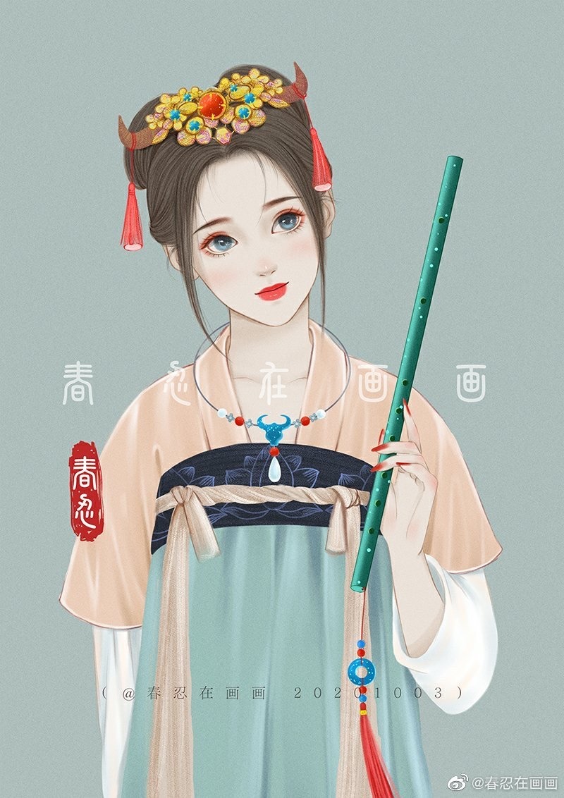 12 Zodiac Chinese Hanfu Version Diamond Painting Cartoon - Temu