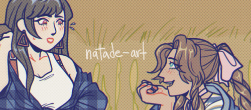 natade-art:was going to finish another drawing for femslash feb day 7, disaster, but i found out its