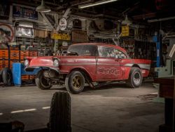 chromjuwelen:  Field Find: Time Capsule 1957 Chevy Gasser is Window into Drag Racing’s Past