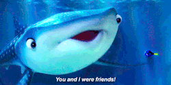 talkdowntowhitepeople:  musicalhog:  New Finding Dory trailer! [x]  find a friend who feels this ways about what you hate about yourself 