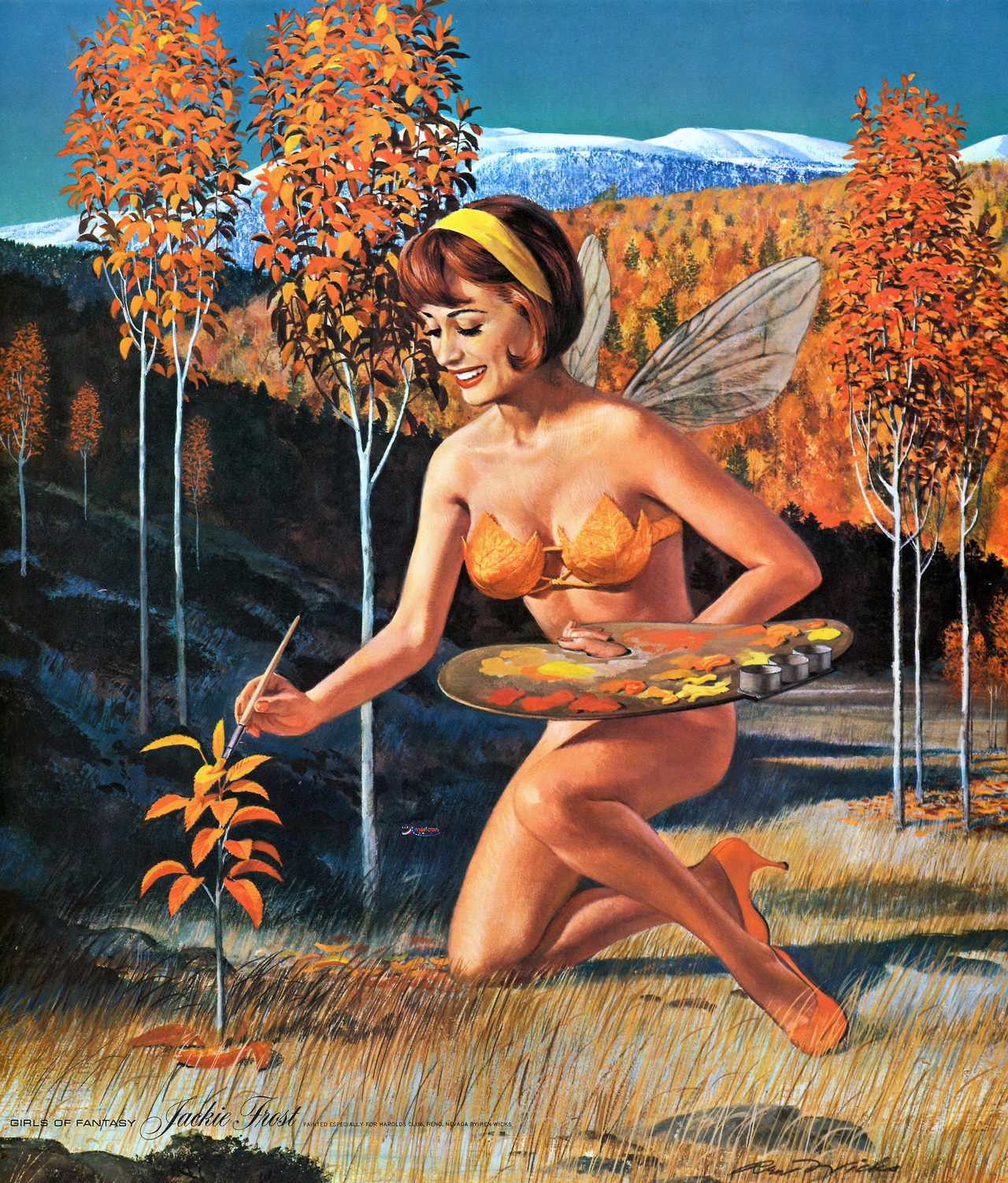 lovethepinups:Happy First Day of Fall!   Ren Wicks - “Jackie Frost” - September/October