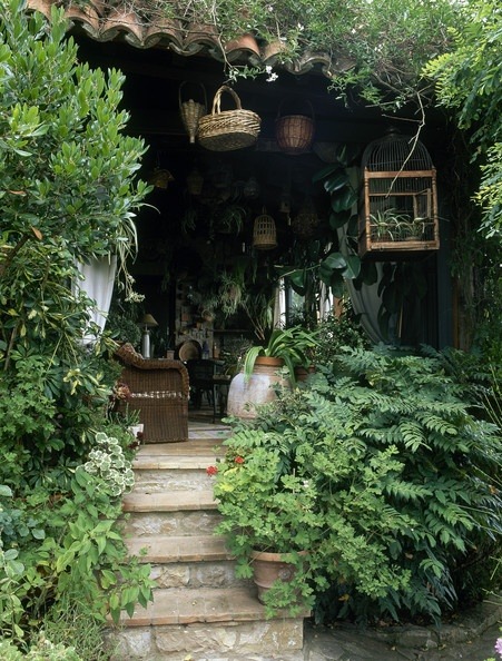 Porn photo bohemianhomes: Bohemian Homes: Garden Envy