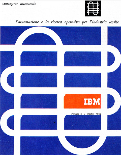 igormaglica:Unknown, brochure cover for IBM’s national congress in  Venice “The