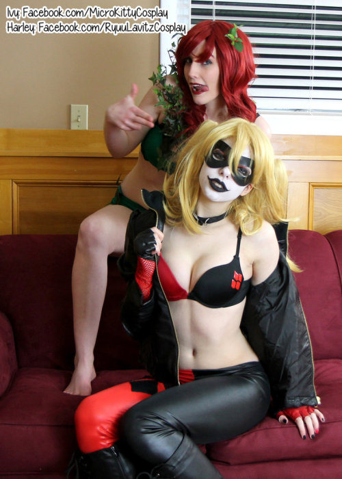 Porn photo cosplayfanatics:  Harley Quinn and Poison
