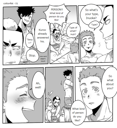 Pages &gt;right to left.Inuoka isn’t ready to confess&hellip;!! But he is a pretty black &amp; white