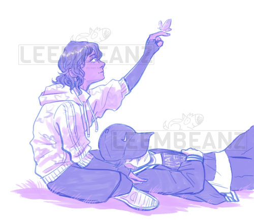 leembeanz:re-watermarked reuploads of these 2019 butterfly soup sketches from my inactive twitter. t