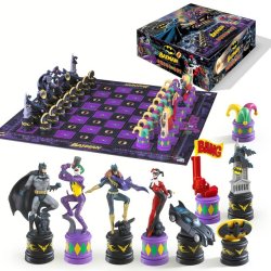 superheromerch:  Batman: Dark Knight vs. The Joker Chess Set Amazon - ฽ 