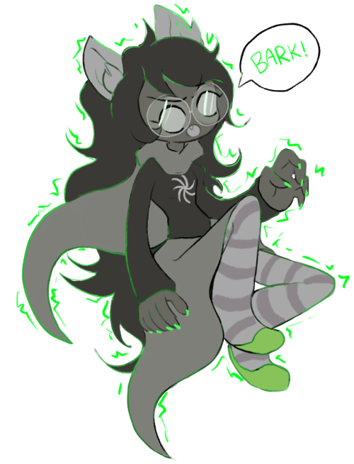 mei-sux: well i was gonna draw a quick cute jade for my new friend i met at megacunt spacialheir&nbs