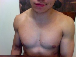 mrhornypantss:  My tits are getting nice,