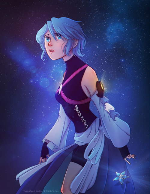 twilightsaphir: I noticed that my Aqua inktober got a little attention lately and it really annoyed me because I despised that sketch the second I finished it. So I remade the thing… 