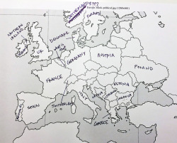 undercover-witch:  mapfail:  Americans Try To Place European Countries On A Map More pain  These are actually really funny. 