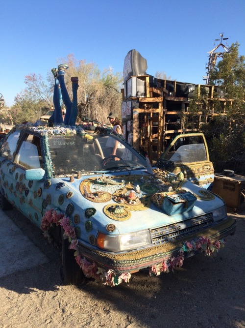 May 8, 2016 Art Car, Tower of Barbarello and Bottle Wall