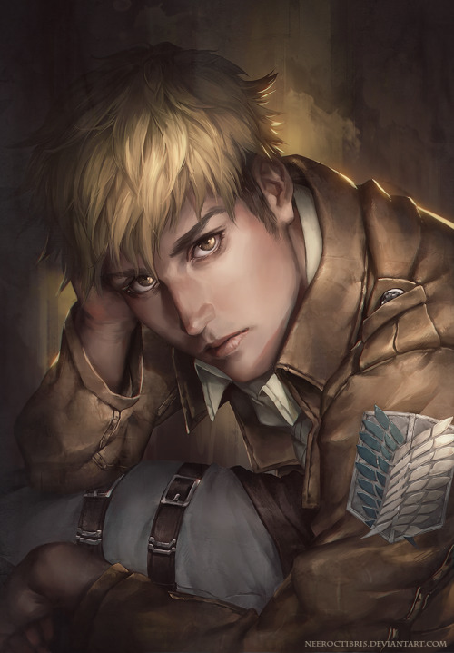 neeroctis:  Fweeeh.. finally finished it, it took a lot !! °_° The result looks nice, but I’m not really satified with it >.< I want to be more loose and stylized with my next pic.I also found out that me and Jean have the same name initials