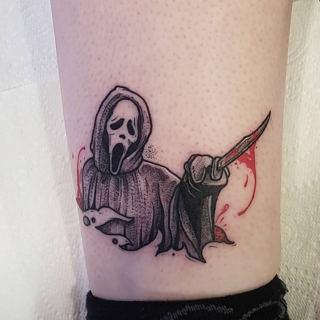 ghostface make me scream tattooTikTok Search