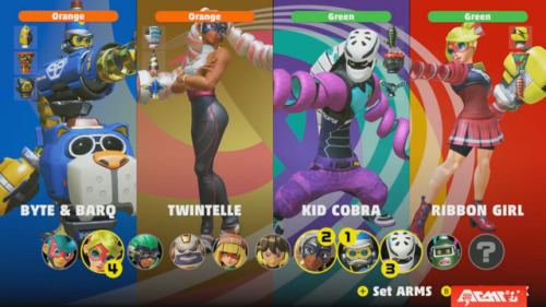 Three ARMS characters got leaked due to a gameplay leak by Switch Force.White Mask = Kid CobraNew Wh