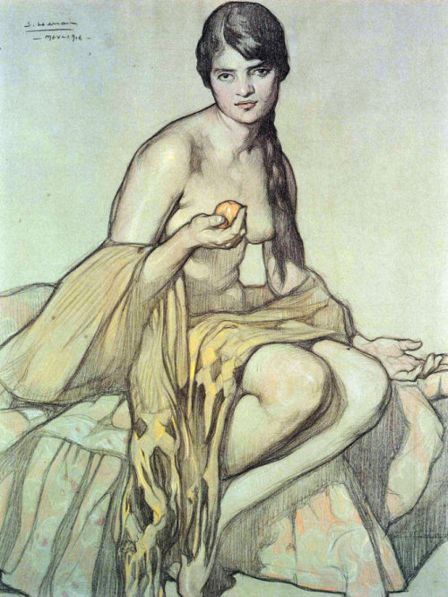 tucec9:Saturnino Herran. El rebozo, 1916.