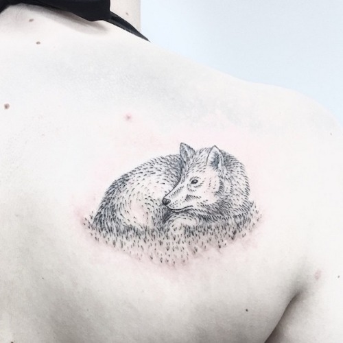 wordsnquotes:culturenlifestyle:Unconventional Minimalist Tattoos An illustrator and graphic designer