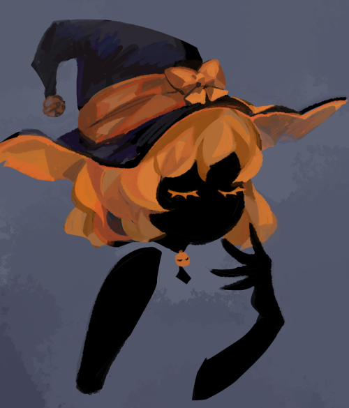 idk-kun:my pumpkin witch from last halloween