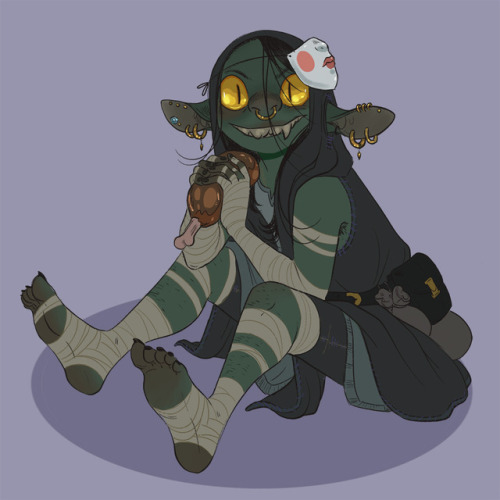 travislesbian:canadian-witch:i love her[ID: a digital illustration of Nott from Critical Role. Nott 