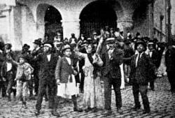 workingclasshistory:On this day, 27 May 1919, workers in Lima declared a general strike, which paralysed economic activity in the area, against the high cost of living. The government eventually crushed the strike by killing at least 100 and wounding