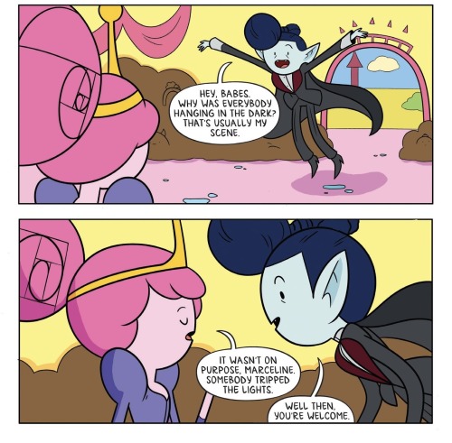 Marceline Calling PB “babes”. 