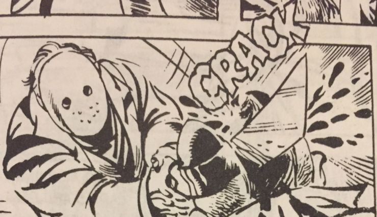 brundleflyforawhiteguy:Jason Voorhees in the Waxwork (1988) Comic Book Adaptation