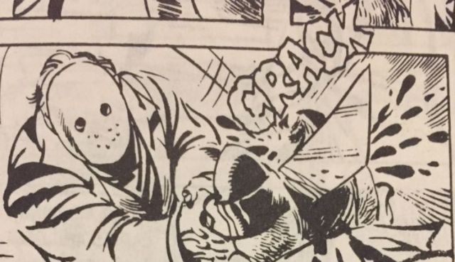 brundleflyforawhiteguy:Jason Voorhees in the Waxwork (1988) Comic Book Adaptation