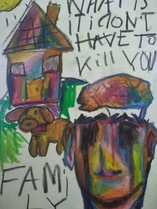 Mein Crayon Drawing