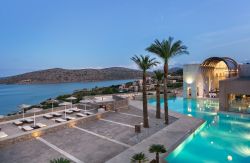 luxuryaccommodations: Blue Palace Resort &amp; Spa Set on Crete’s northwestern coast, in Elounda, Blue Palace Resort &amp; Spa offers majestic sea views, impeccable Cretan cuisine, and unique Thalassotherapy treatments in an award-winning spa. Its bright,