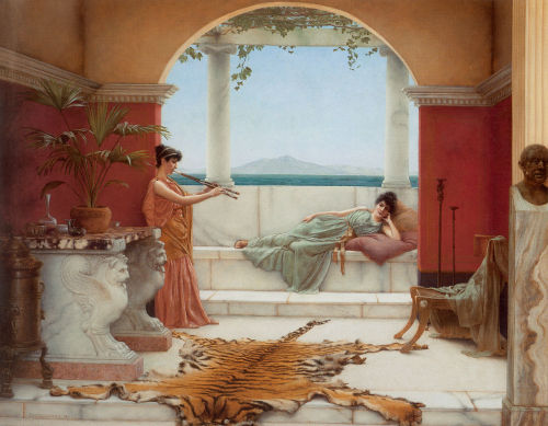 The Sweet Siesta of a Summer Day (1891). John William Godward.