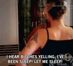 pattilahell:  Leah: Get some earplugs, Brandi. Brandi: I CAN’T WEAR EARPLUGS, MY