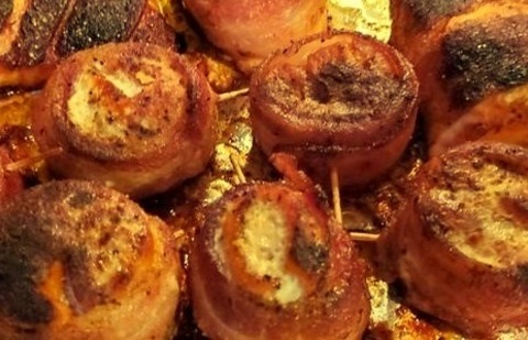 Bacon-Wrapped SalmonWhat Else Needs To Be Said? The Bacon Keeps The Salmon Incredibly Moist, And The