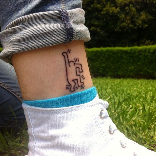 notglynn:I got a Keith Haring tattoo! (Sorry mum)