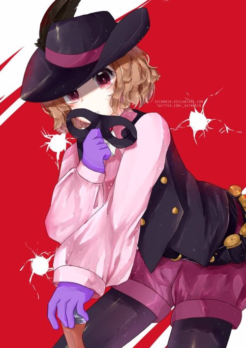 Haru has the cutest phantom thief outfit among the girls (*´ｰ`*)♡ I just finished the game awh