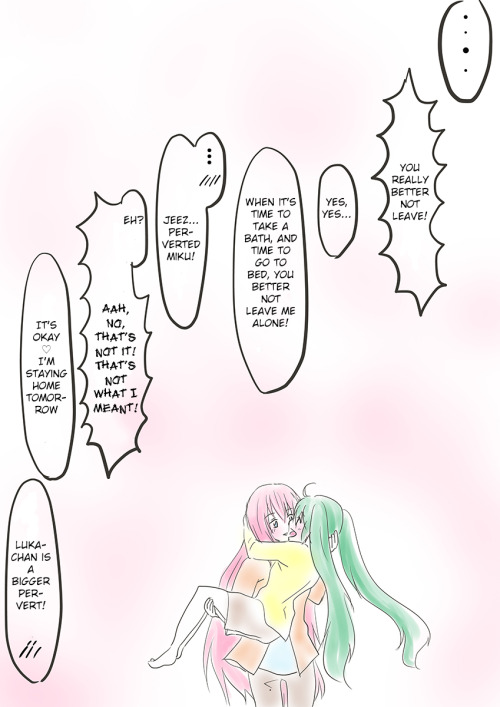 ryuukitsune:  And part two of the Negitoro comic I translated before. (a little later than expected, I got tangled into some stuff) I’m guessing as soon as Luka’s done eating, she’s gonna realize what she missed out on this time and take care of