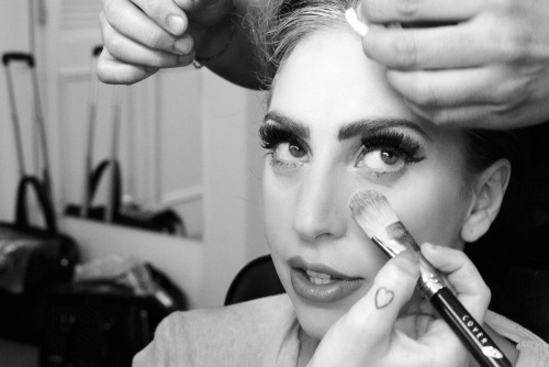 littlehookerofgaga:    They always ask me who’s behind the wigs, who’s behind the sparkles, who’s behind the lipstick… The answer is nobody, it’s me.  