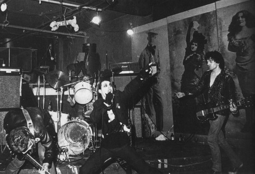 stillunusual:The Damned at CBGB in New York City (1977)