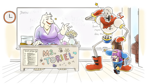 anubis-005:  Toriel is a very dedicated teacher, and I dedicate this to all the wonderful teachers I