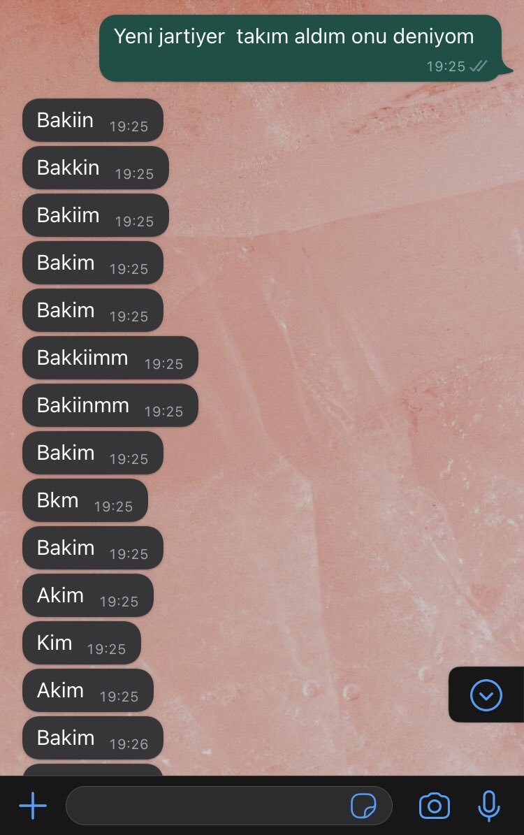 Yeni jartiyer takım aldım...