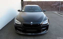 supercars-photography:  Frozen Black BMW ///M6 Gran Coupe