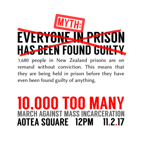 MYTH: “EVERYONE IN PRISON HAS BEEN FOUND GUILTY” 1,680 people in New Zealand prisons are