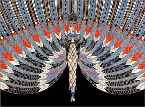 Russian born designer Erte – Roman Petrovich Tyrtov (23 November 1892 – 21 April 1990)